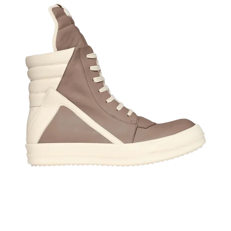 Кроссовки Rick Owens Wmns Hollywood Geobasket High Flesh Milk, коричневый