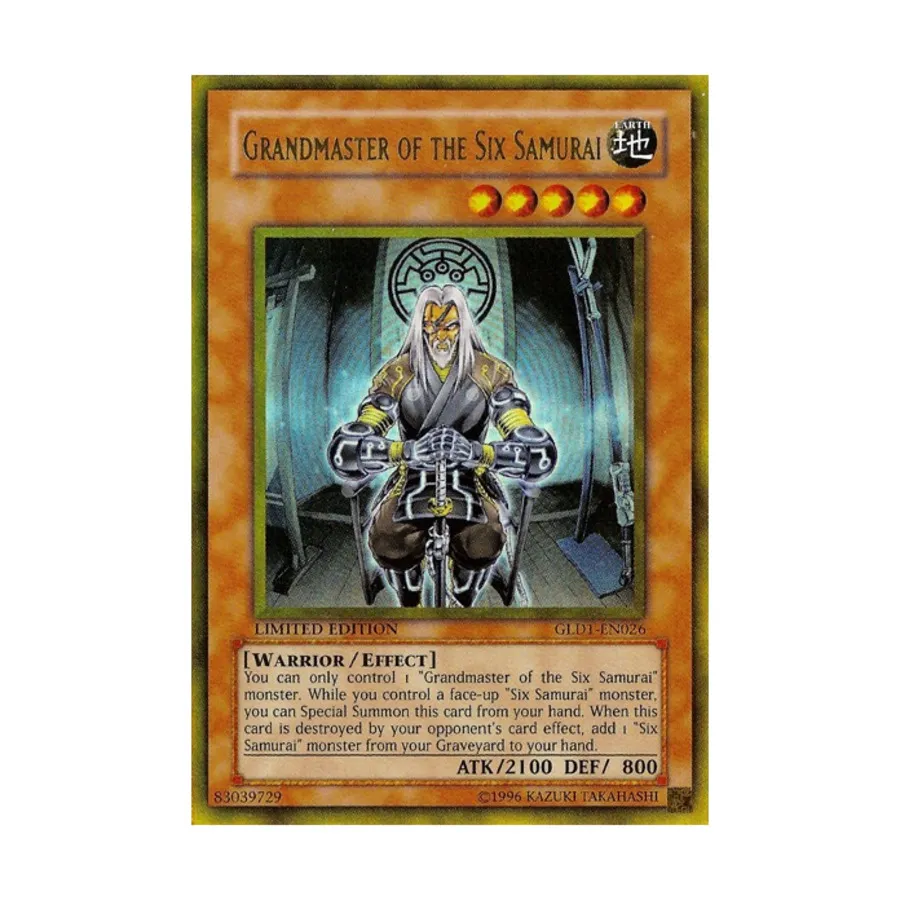

CCG Гроссмейстер Шести Самураев (Редкий), Yu-Gi-Oh - Turbo Pack 1 - Singles
