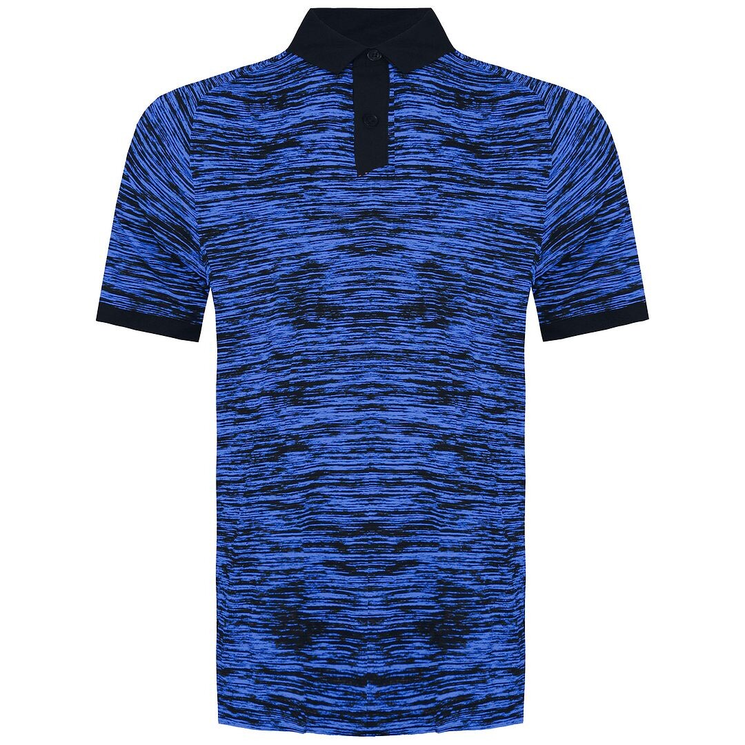 

Рубашка-Поло iso chill abe twist синего Under Armour, черный