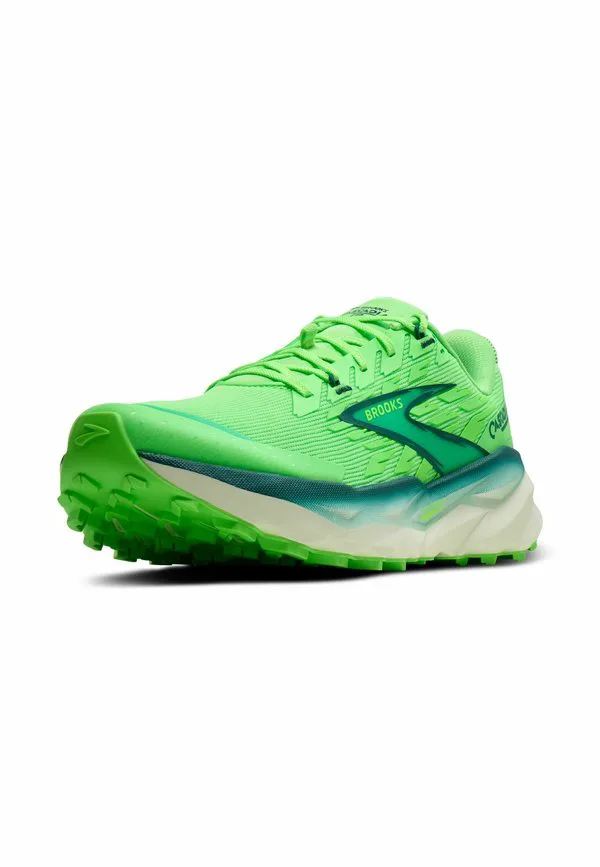 Кроссовки для трейлраннинга cascadia 19 Brooks, Gecko Atlantic Green/Bluewash — фото 2