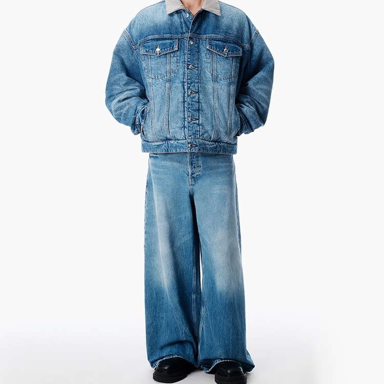 Мужские джинсы SS26 Surge Alexander Wang, vintage marble синий — фото 3