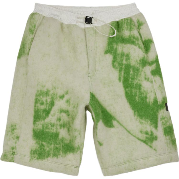 

Y 3 Флисовые шорты с принтом в виде мазков кисти Y-3, зеленый