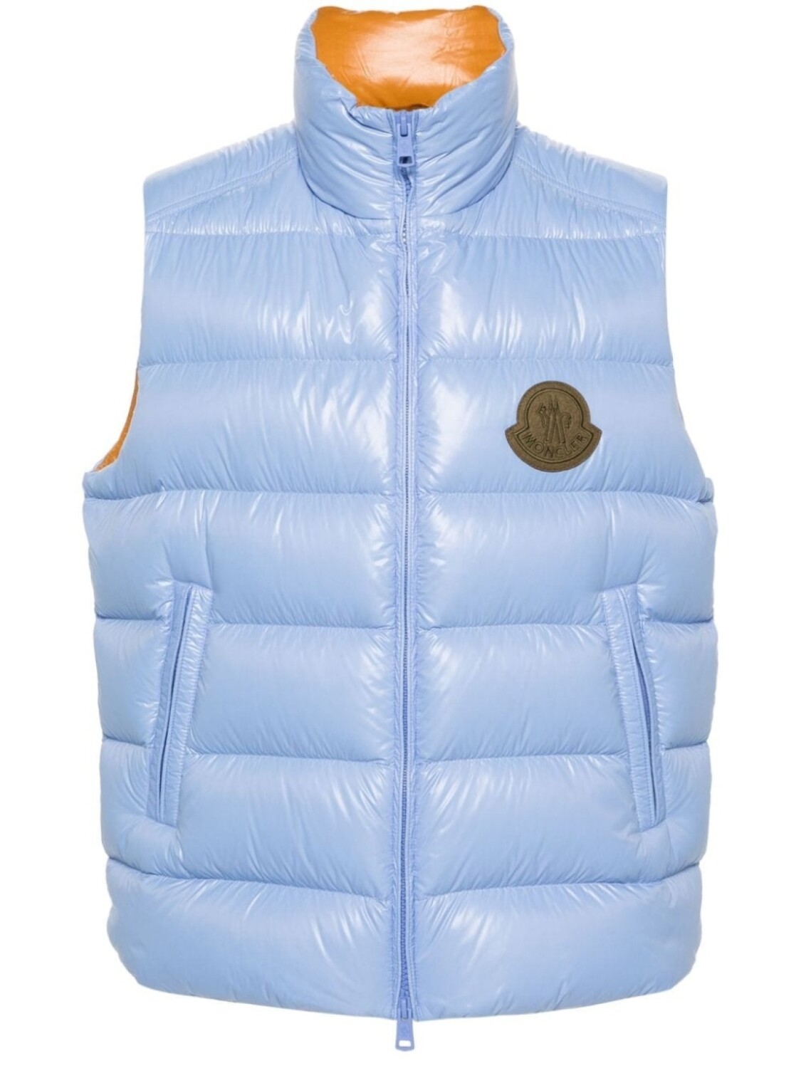 

Moncler дутый жилет Parke, синий