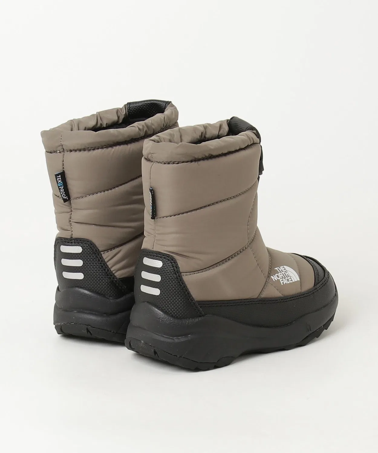 Ботинки зимние детские THE NORTH FACE K Nuptse Bootie WP, серые — фото 2