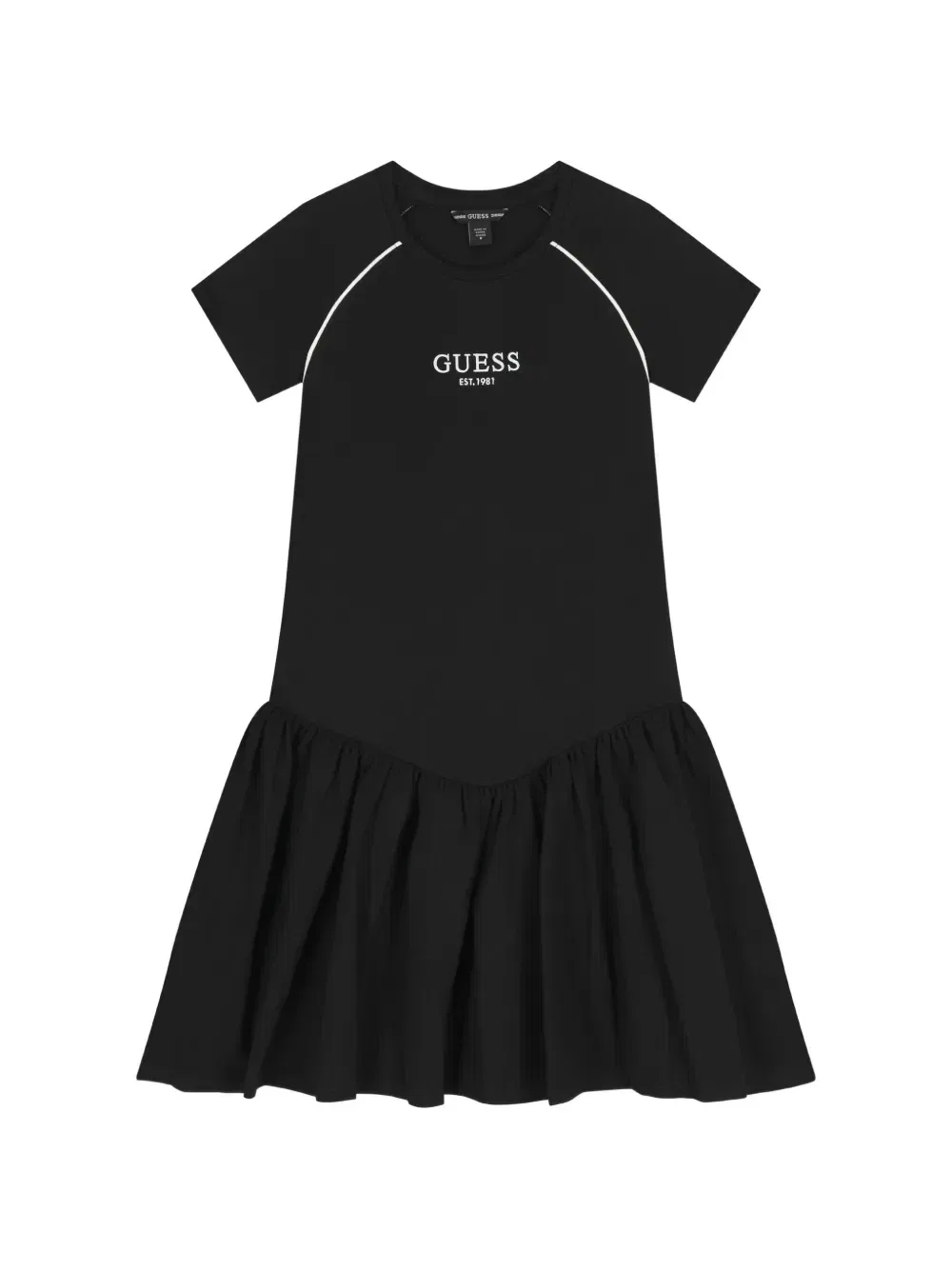 Платье с логотипом GUESS Kids, черный