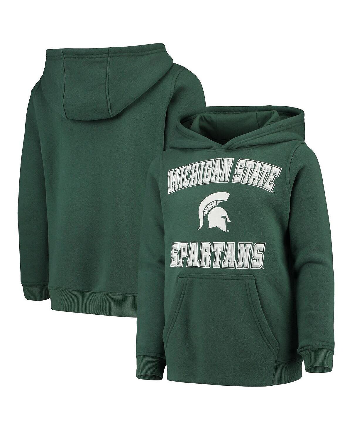 

Зеленый пуловер с капюшоном Big Boys Michigan State Spartans Outerstuff