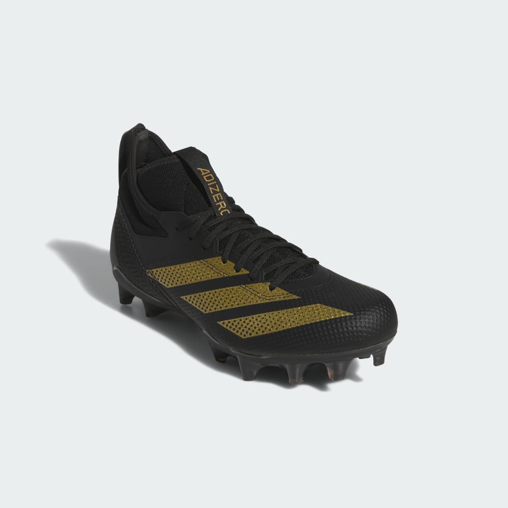 Бутсы Adidas Adizero Impact Football Cleats, цвет Core Black/Gold Metallic/Core Black — фото 4