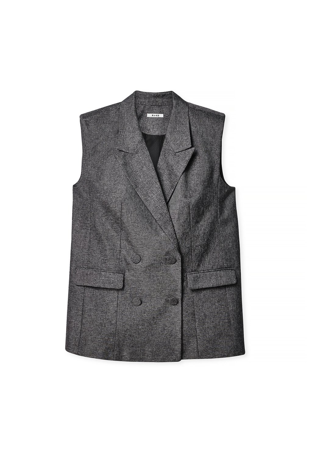 

Жилет SLEEVELESS OVERSIZED NA-KD, серый