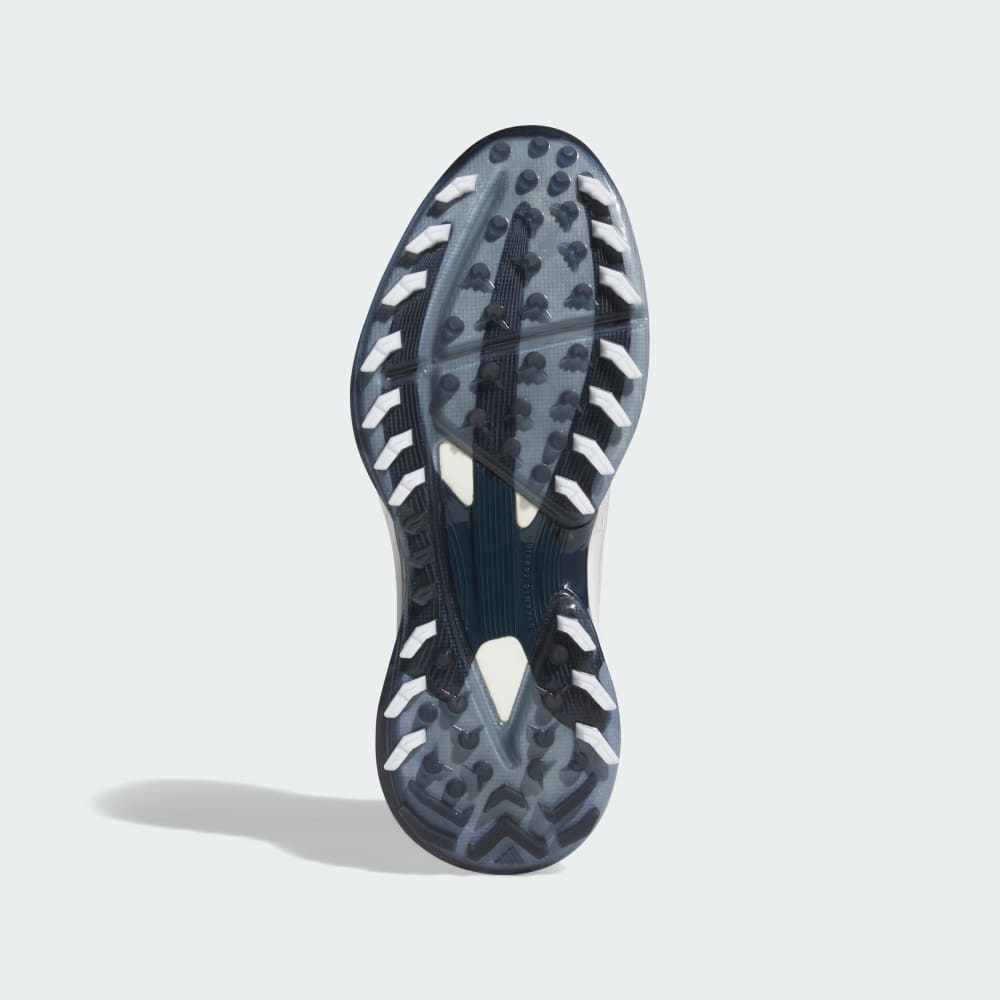 Кроссовки Adidas Adizero ZG Spikeless Golf Shoes, цвет Cloud White/Collegiate Navy/Zero Metalic — фото 3