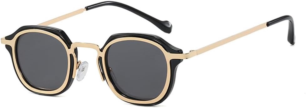 

Солнцезащитные очки UV400 с защитой от УФ-излучения — круглая оправа в стиле панк с градиентным переходом, маленькие, для женщин и мужчин, для бега и занятий спортом на открытом воздухе UYPTK, Black Black