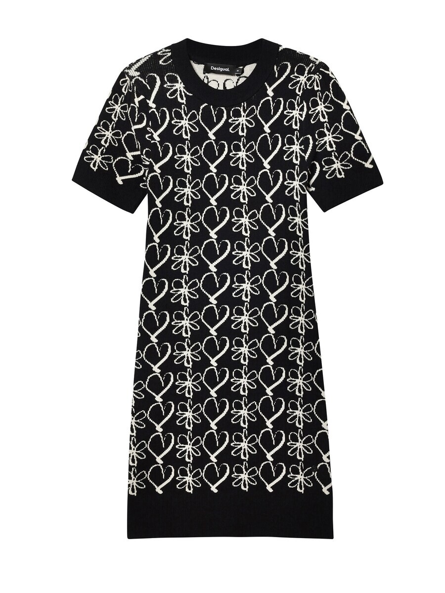 

Платье Desigual Knitted dress, черный