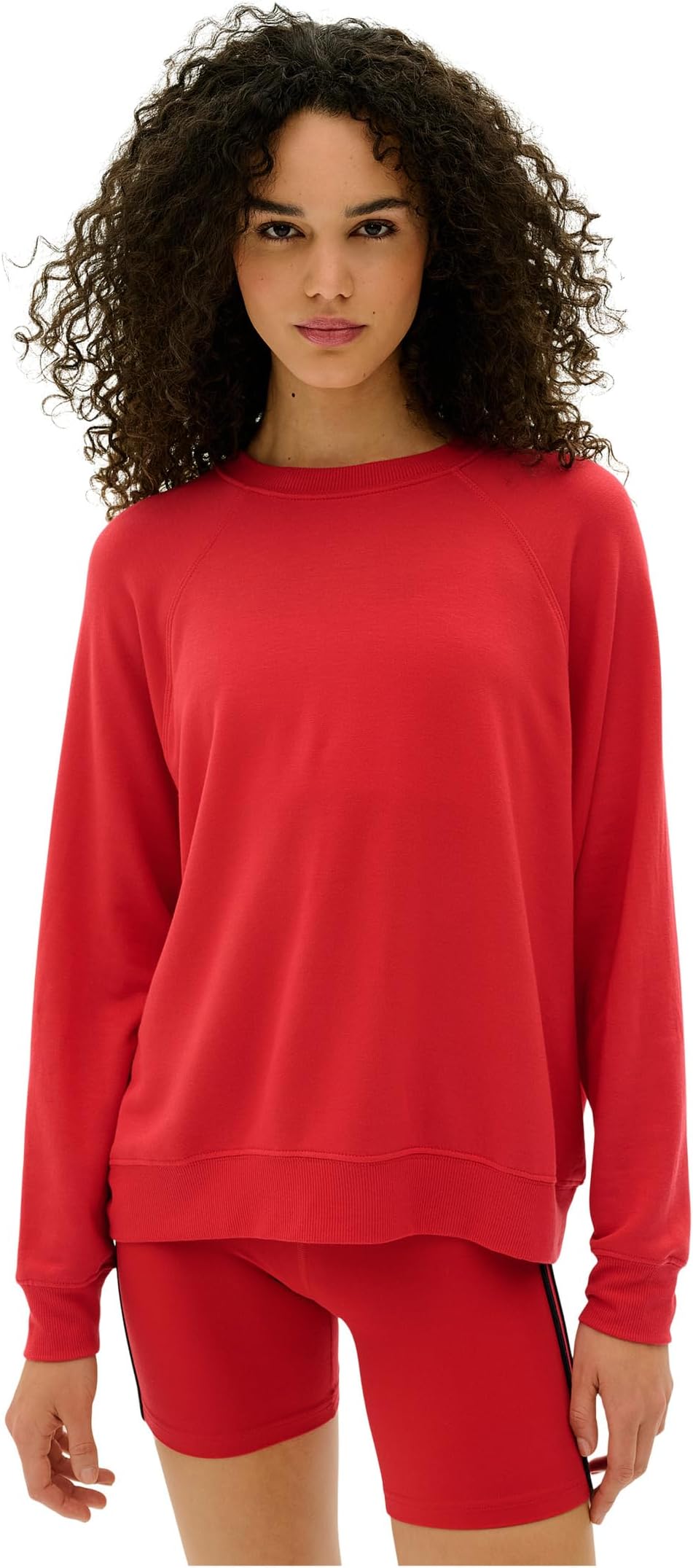 

Толстовка Splits59 Andie Oversized Fleece Sweatshirt, цвет Pirate Red