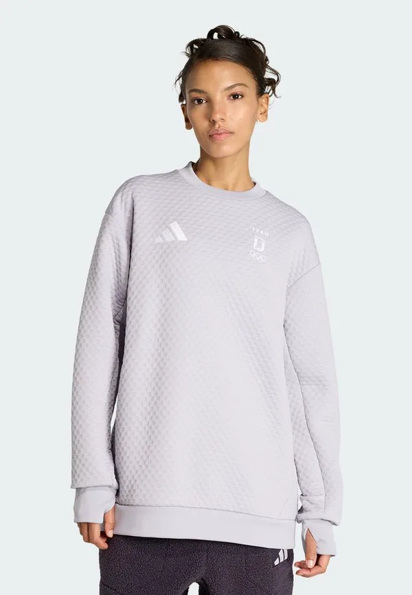 Джемпер с круглым вырезом team d xploric Adidas Performance, Glory Grey