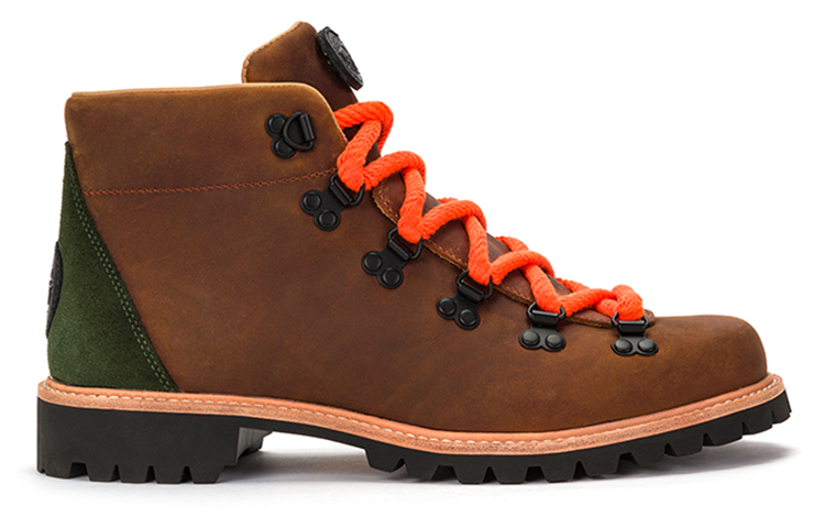 Мужские ботинки Timberland X Nina Chanel Abney 78 кожаные на шнуровке, мультиколор — фото 2
