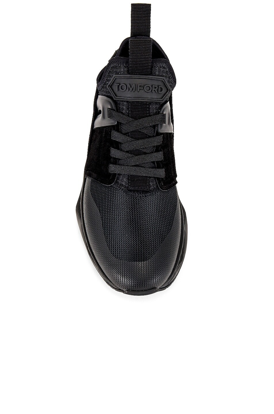 Кроссовки Jago из бархата и неопрена Tom Ford, цвет Full Black — фото 4
