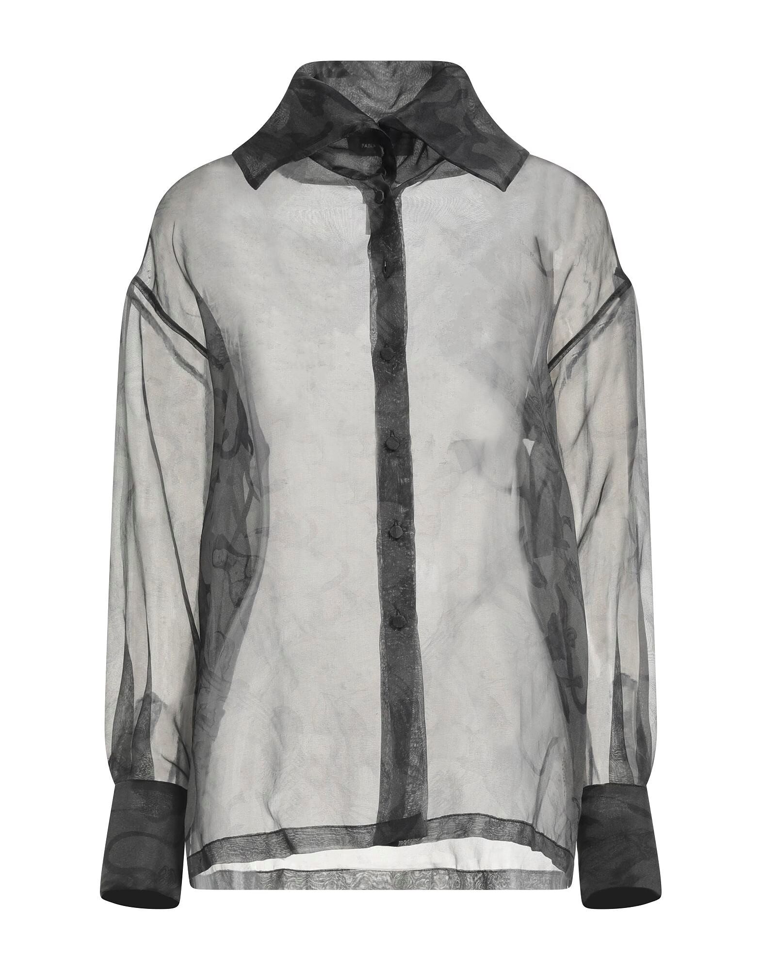 

Рубашка Fabiana Filippi, угольно-серый