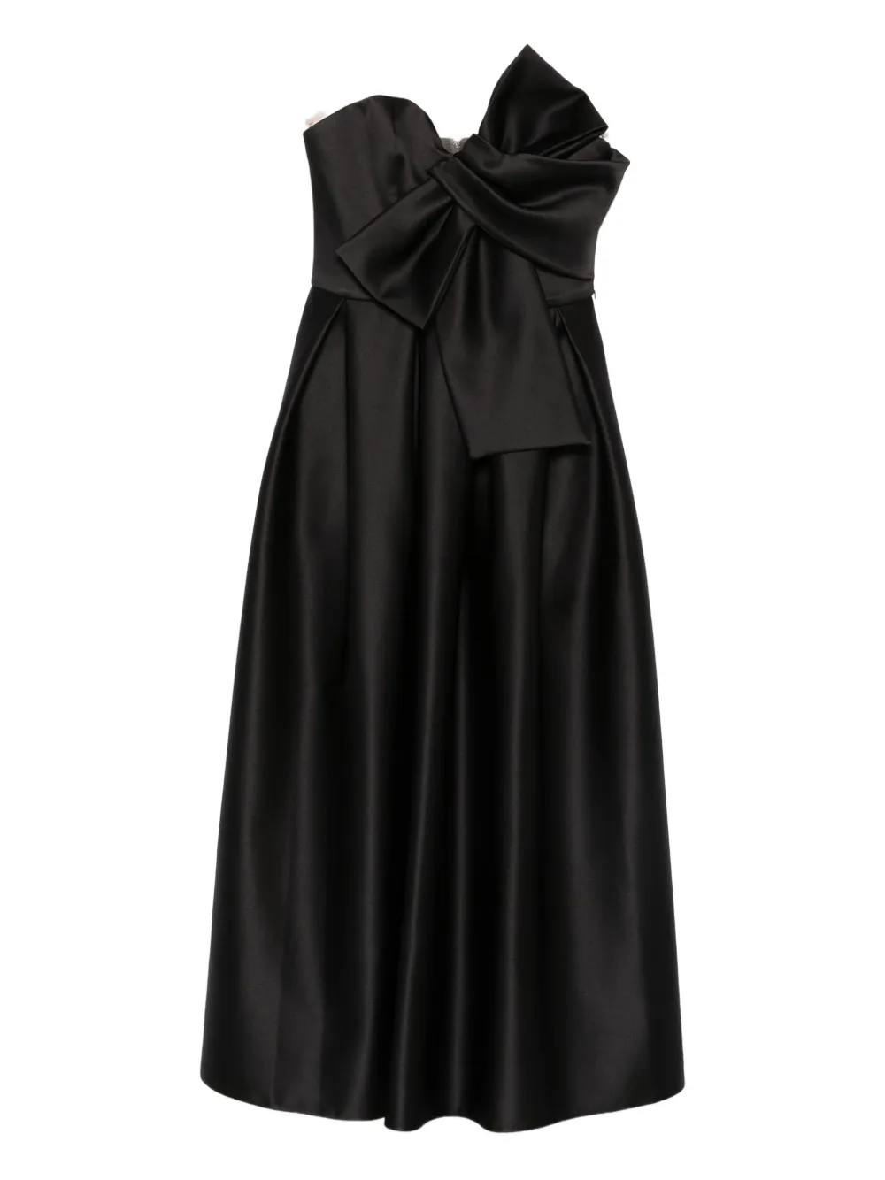 

Платье миди с бантами NISSA, черный