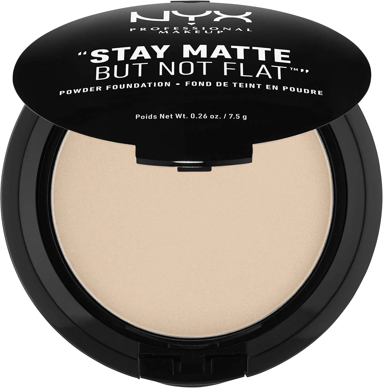 Матовая пудра-основа Nyx Professional Makeup Stay Mat Powder Foundation, нюд, 7.5 г