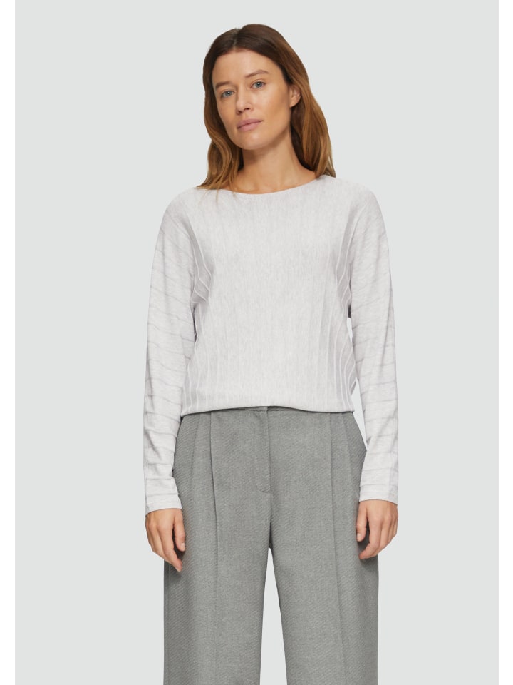 

Пуловер s.Oliver BLACK LABEL Strickpullover langarm, серый