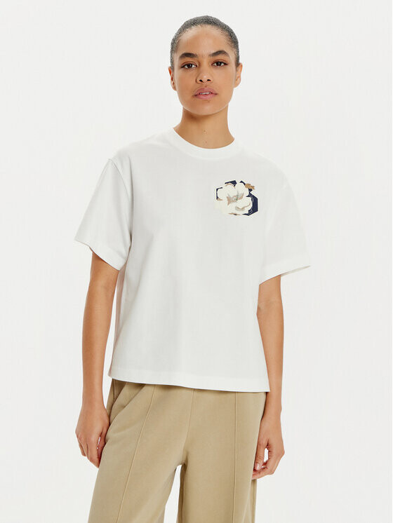 

Футболка оверсайз Lacoste, белый