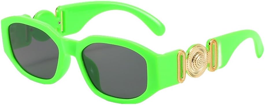 

Популярные роскошные солнцезащитные очки для мужчин, модные черные винтажные прямоугольные очки в большой квадратной оправе, стильные солнцезащитные очки LVTFCO, Green Gray