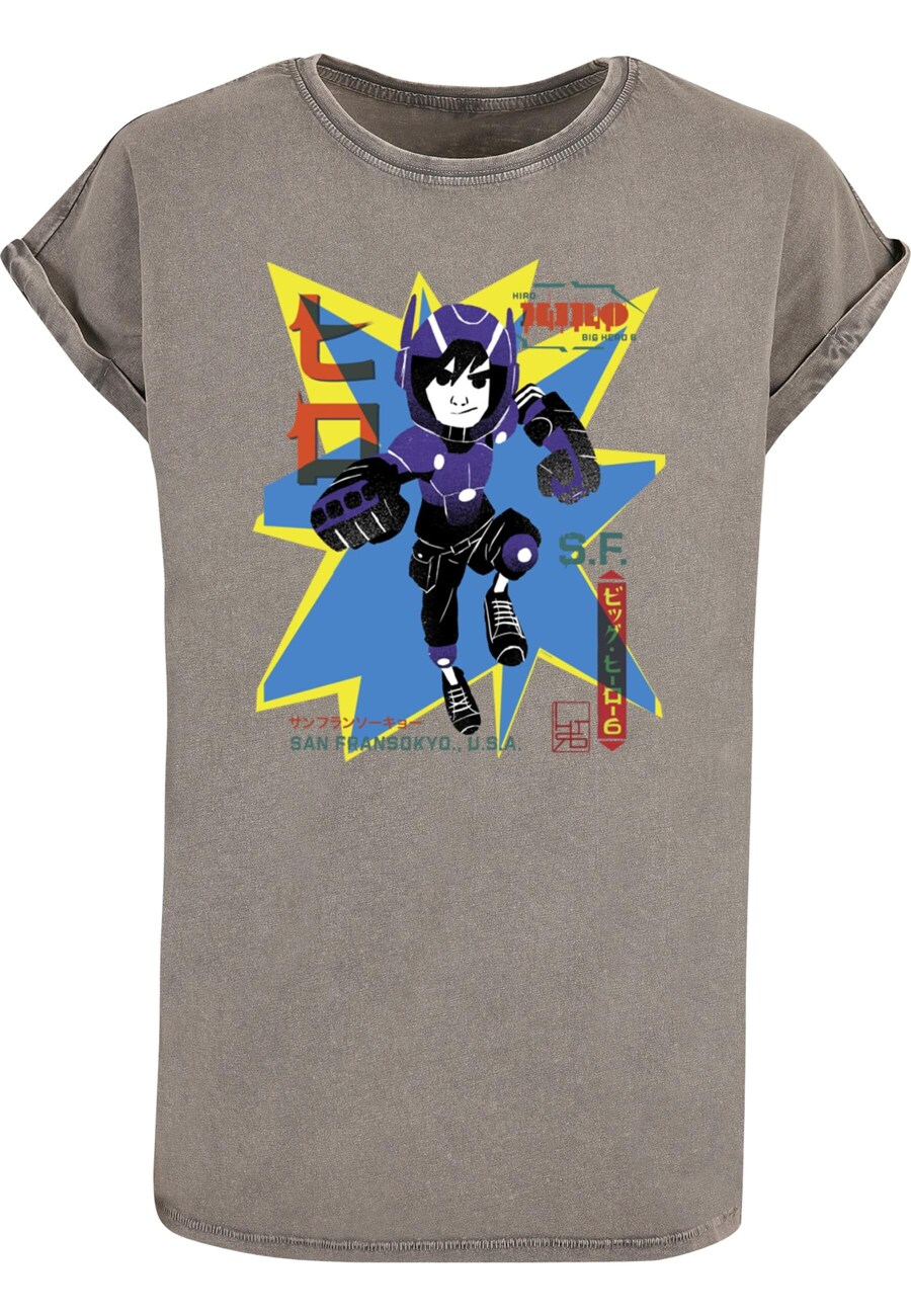 

Футболка ABSOLUTE CULT Shirt Big Hero 6 - Hiro Manga, серо-бежевый