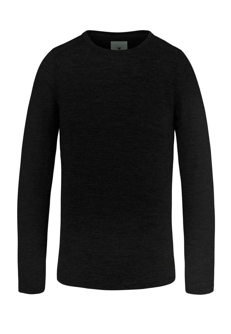 

Топ normani Outdoor Sports MERINO PULLOVER THERMOHEMD SKI-FUNKTIONSUNTERWÄSCHE, Schwarz/Black