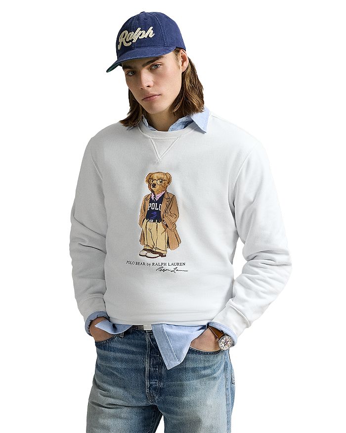 

Флисовая толстовка Polo Bear Polo Ralph Lauren, белый