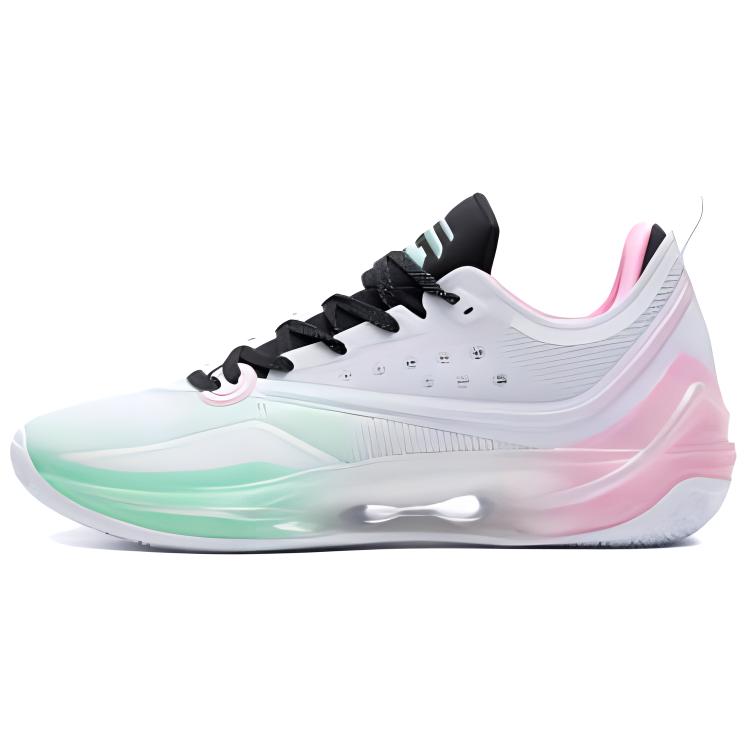 

Легкие противоскользящие и износостойкие низкие баскетбольные кроссовки мужские бело-бирюзовые XTEP