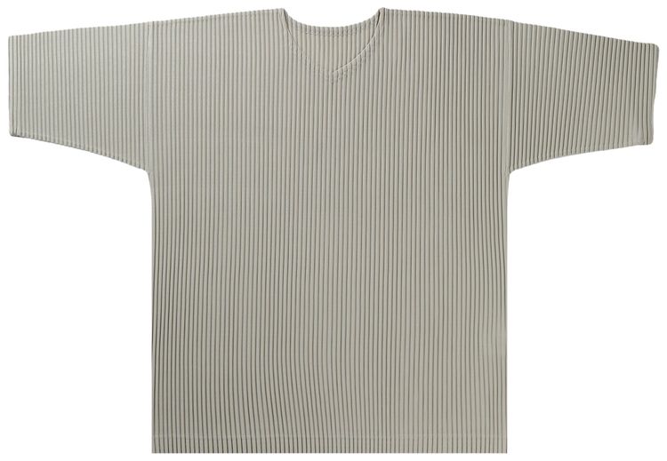 

Футболка Homme Plissé Issey Miyake MC March T-Shirt 'Frosty Grey', серый