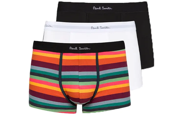 

Трусы с логотипом на поясе, упаковка из трех штук Paul Smith, мультиколор
