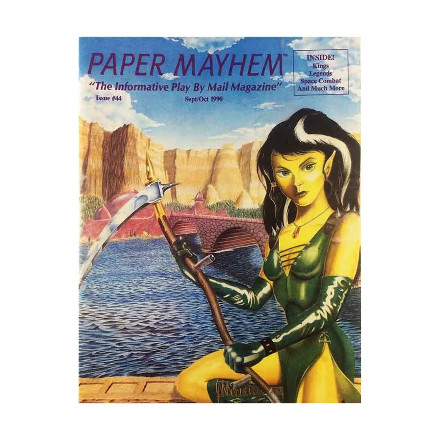 

Журнал #44 "Space Combat, Kings, Legends", Paper Mayhem - The Informative Play-By-Mail Magazine