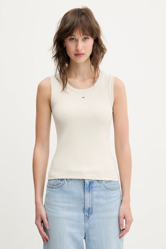 

Топ Tommy Jeans, бежевый