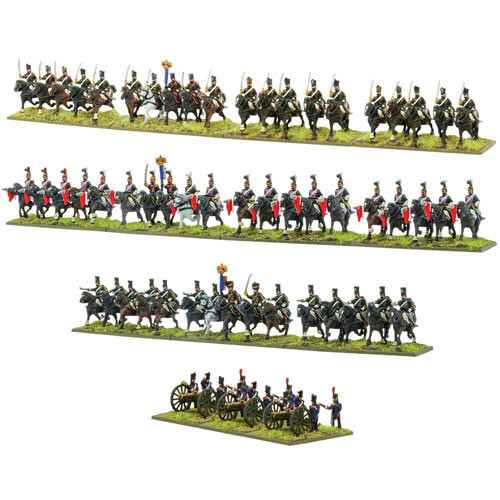 

Миниатюра Warlord Games Black Powder Epic Battles: Waterloo - French Light Cavalry Brigade