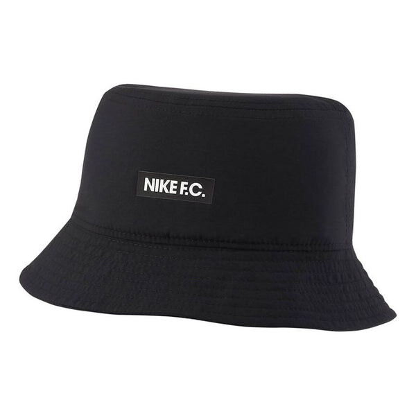 

Бейсболка f.c. bucket hat 'black white' Nike, черный