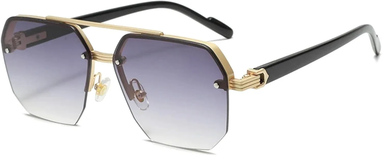 

Солнцезащитные очки с защитой UV400 | Без оправы, градиентные линзы | для женщин и мужчин, для занятий спортом на открытом воздухе и вождения DSVIGF, Kp1887-c6