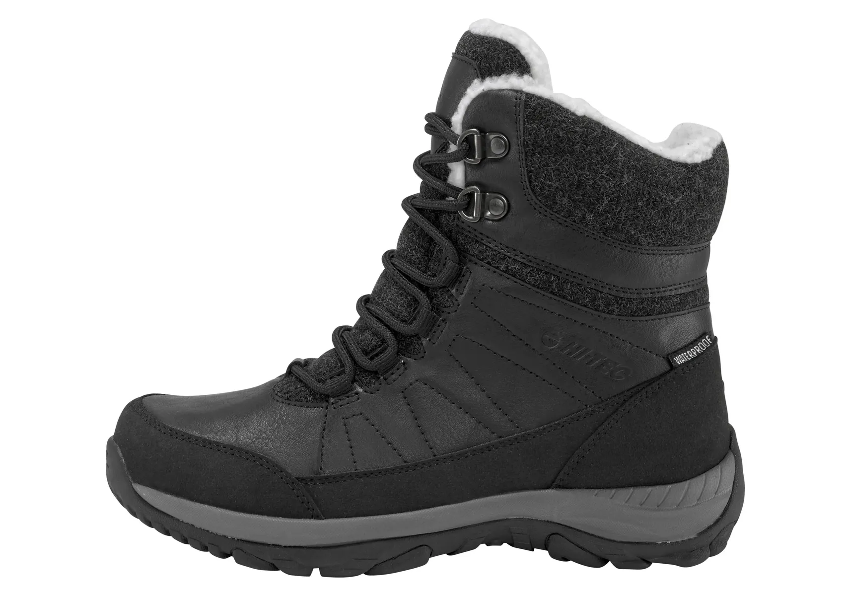 Hi-Tec уличные зимние ботинки "RIVA MID WATERPROOF", водоотталкивающие и согревающие, черный — фото 2