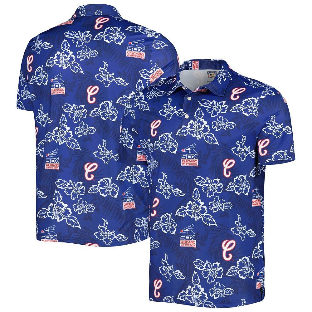 

Мужская футболка-поло с принтом Reyn Spooner Chicago White Sox Cooperstown Collection Puamana, цвет Sox Navy