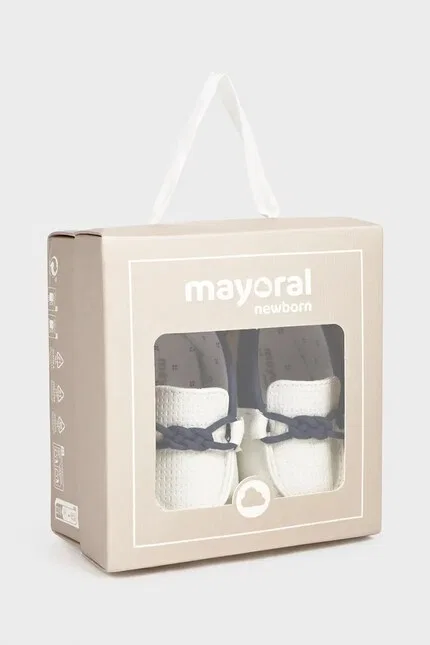 Ботинки детские Mayoral Newborn, белый — фото 4
