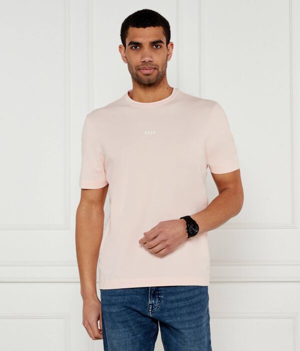 

Футболка тчуп Relaxed fit Boss Orange, розовый