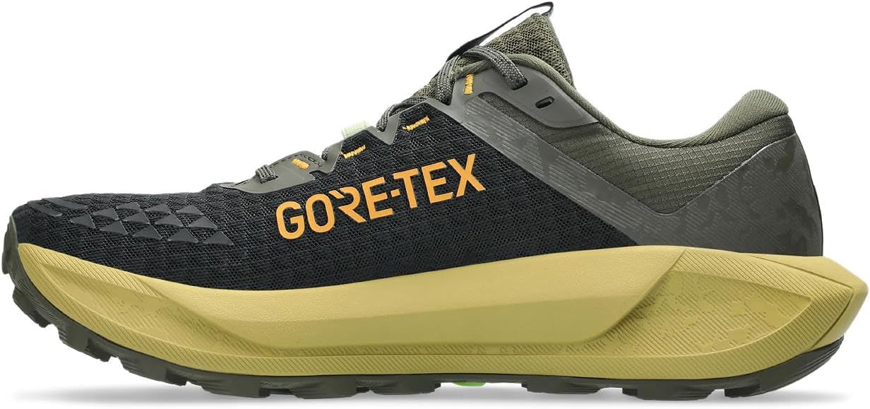 Мужские беговые кроссовки ASICS Gel-Nimbus 27, черный/зеленый — фото 4