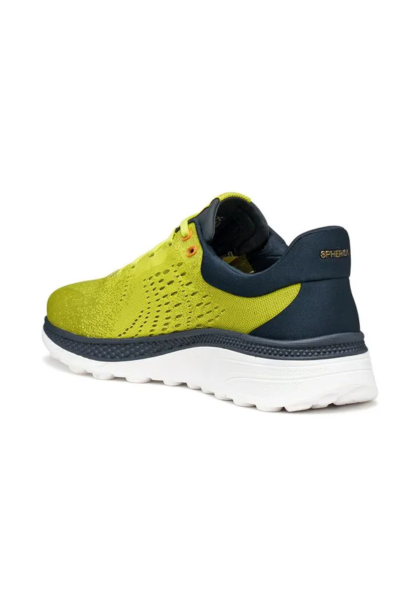 Низкие кроссовки spherica actif Geox, Lime/Green/Navy — фото 4