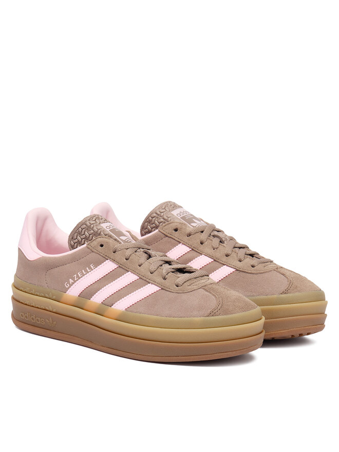Кроссовки Gazelle Bold JQ6436 Adidas, коричневый — фото 2