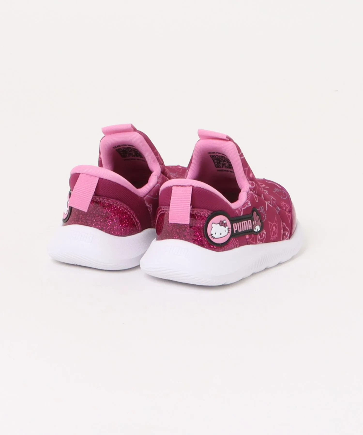 Детские кроссовки без шнурков PUMA FUNRACER 2 EASE IN HK&FR INF красные — фото 2