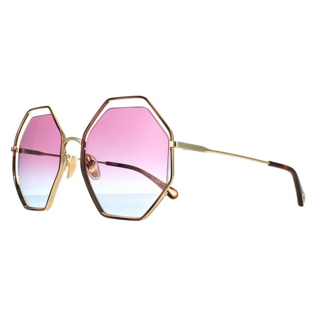 Chloe круглый женский фиолетовый синий градиент ch0045s Chloé, желтый — фото 2