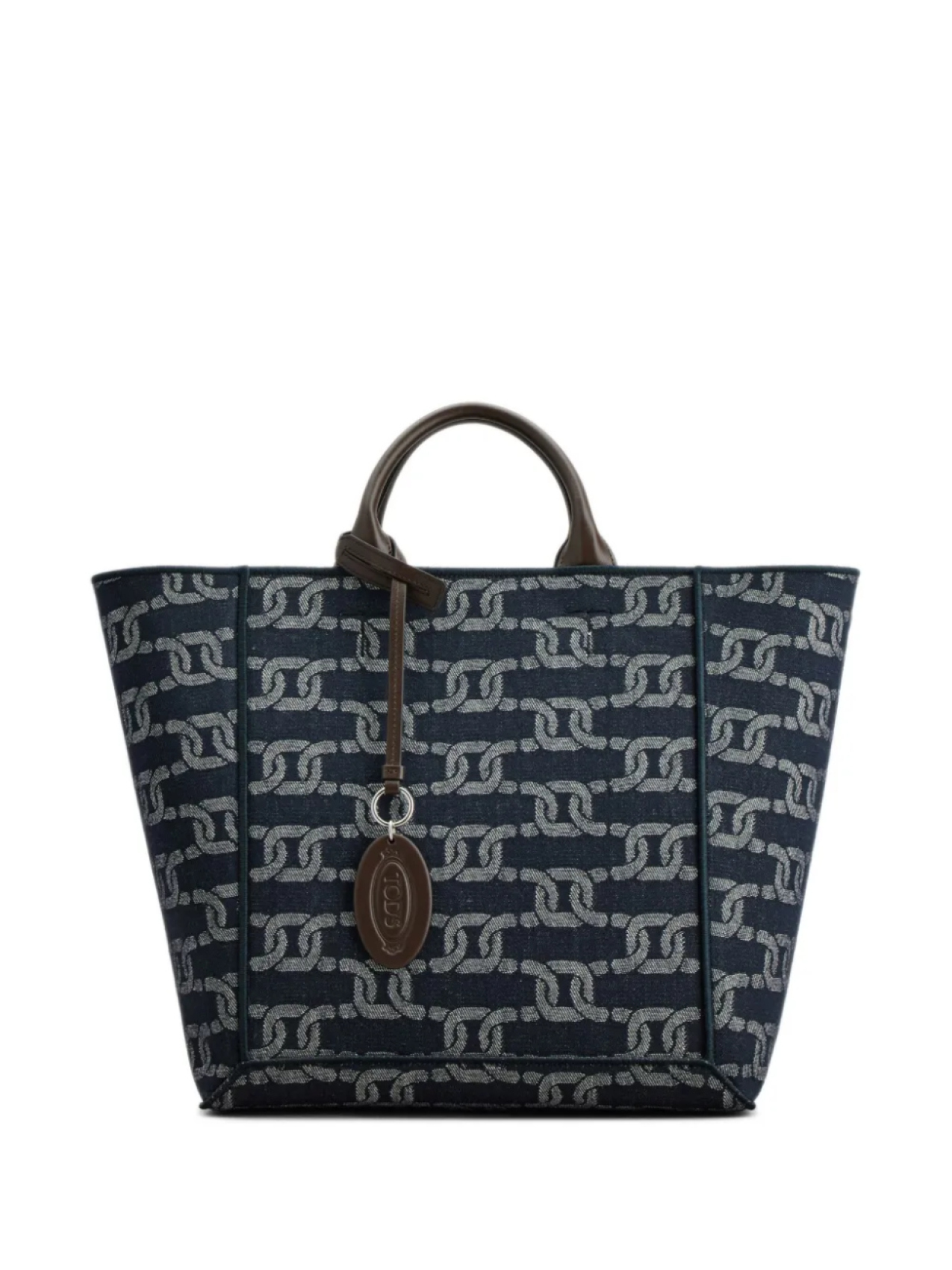 

Tod's сумка-тоут с геометричным принтом, синий