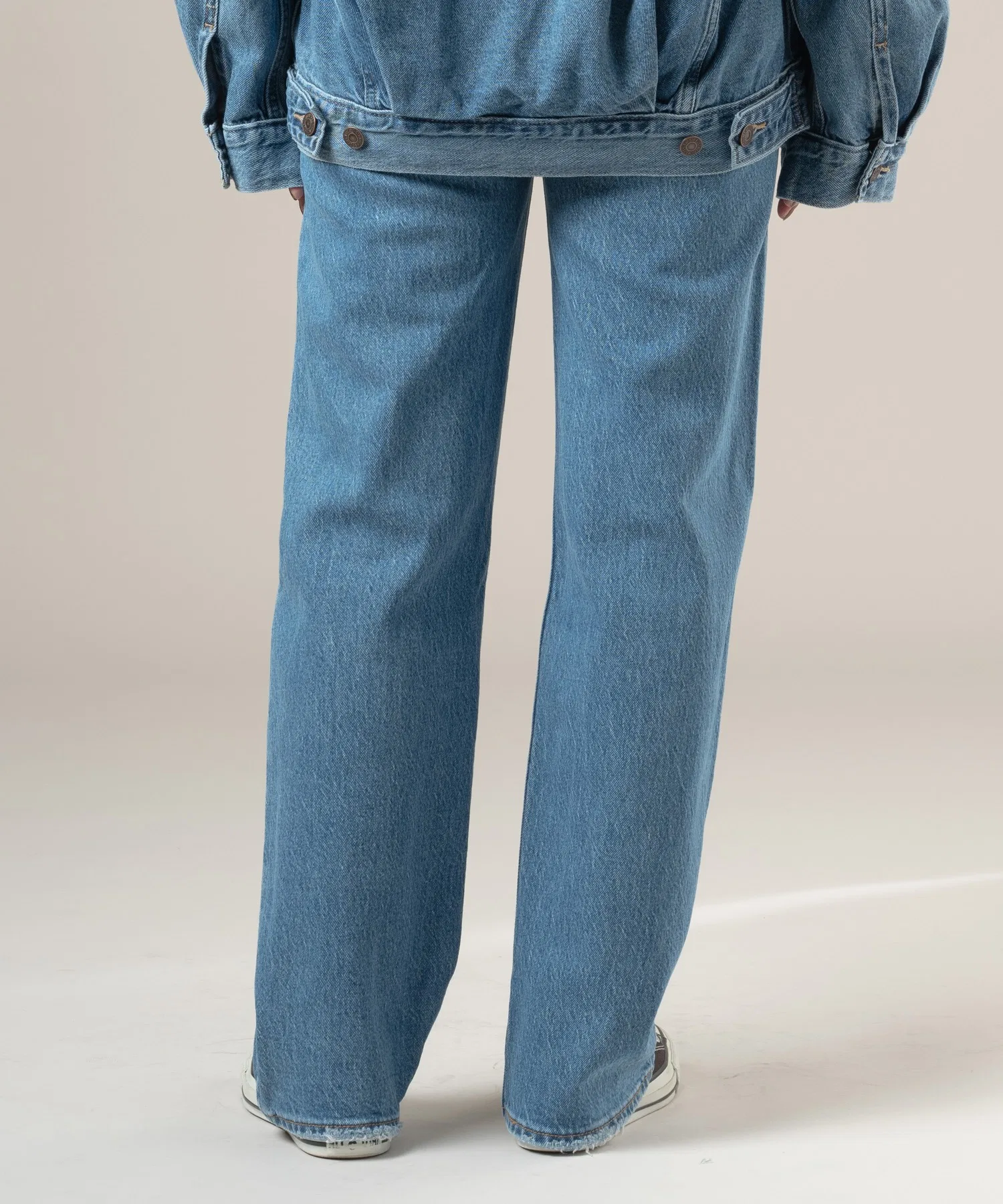 Джинсы Levi's RIBCAGE Straight Jeans, цвет Medium Indigo. — фото 3