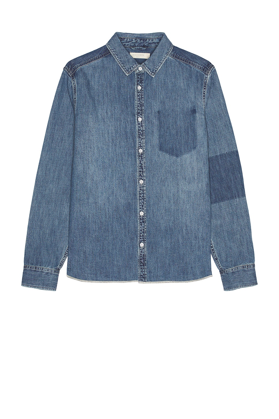 

Солнечная рубашка Allsaints, индиго