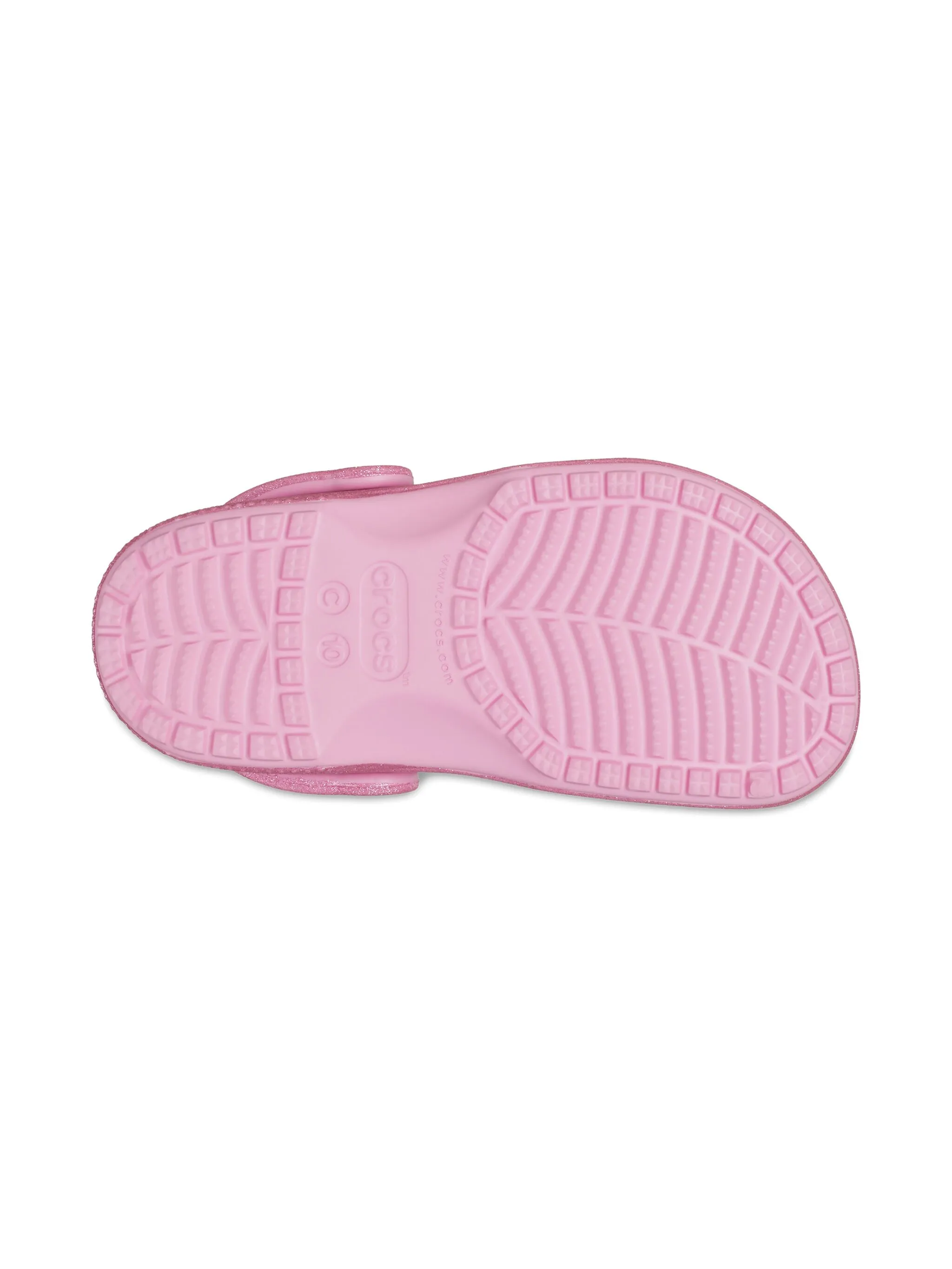 Сандалии с блестками Crocs Kids, розовый — фото 4