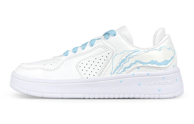 

Кроссовки LINING Street Player Skateboard Low-Top, белый/голубой
